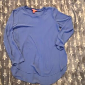 Joe Fresh Women's Royal Blue Long Sleeve Top